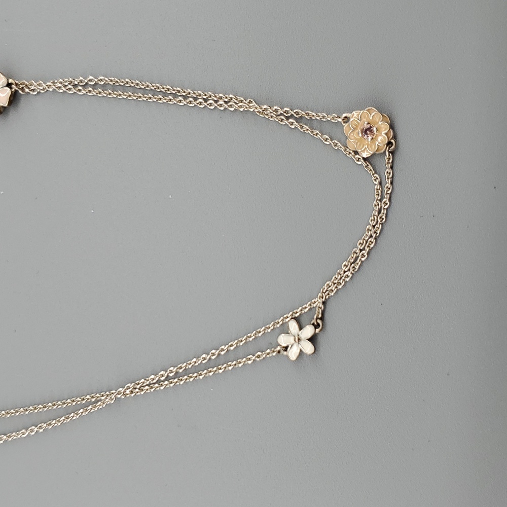 Pandora Poetic Blooms Necklace - Picture 2 of 7